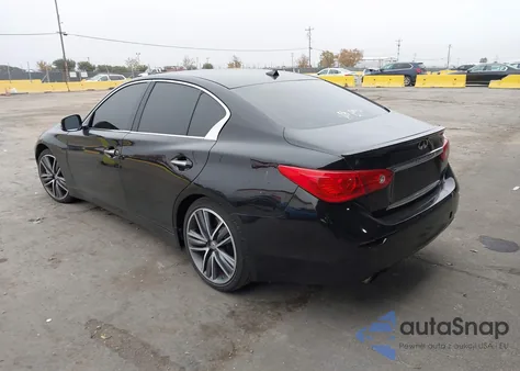 2015 Infiniti Q50 Premium/Sport from USA, damaged, VIN JN1BV7AP1FM344679